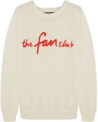 Sibling The Fan Club Merino Wool Sweater - Lyst