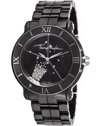 Thierry Mugler Women'S Black Ceramic Black Dial - Lyst