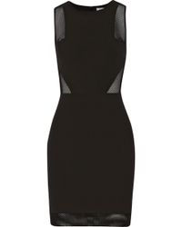 Elizabeth And James Johanna Mesh-Paneled Stretch-Jersey Dress - Lyst