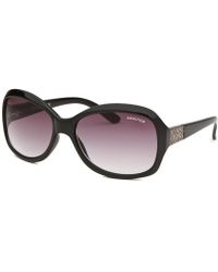 Kenneth Cole Reaction Women'S Square Black Sunglasses - Lyst