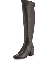 Pour La Victoire Felicia Pebbled Knee Boot - Lyst