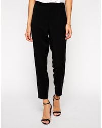 Asos Slim Pant With Ankle Zips - Lyst