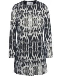 Helene Berman Metallic Leopard Print Coat - Lyst