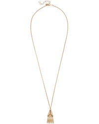 J.Crew Gold-Plated Crystal Necklace - Lyst
