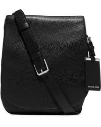 Michael Kors Bennett Pebbled-Leather Messenger - Lyst