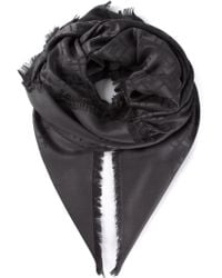 Fendi Ff Logo Scarf - Lyst
