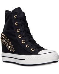 Converse Women'S Chuck Taylor All Star Platform Plus Hi Casual Sneakers From Finish Line - Lyst
