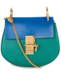 Chloé Drew Mini Bi-Colour Cross-Body Bag - Lyst