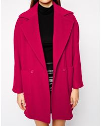 Helene Berman Two Button Cozy Coat - Lyst