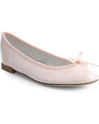 Repetto Cendrillon Patent Leather Ballet Flats - Lyst