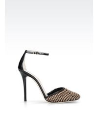Zara Studded Court Shoe with Ankle Strap in Beige (nude 