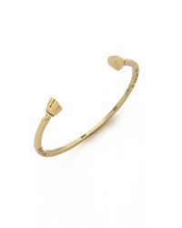 Giles & Brother Mini Pied De Biche Bracelet - Brass Ox - Lyst