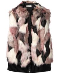 Nina Ricci Fluffy Gilet - Lyst