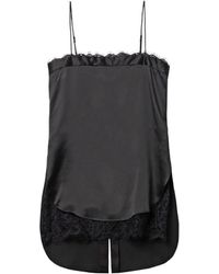 Adam Lippes Silk And Lace Cami Top - Lyst