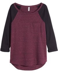 H&M Jersey Top - Lyst