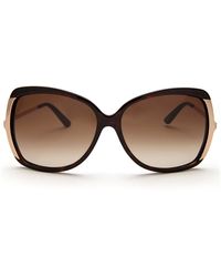 Juicy Couture Flawless/S Black Xl Square Sunglasses - Lyst