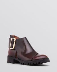 Jeffrey Campbell Lug Sole Ankle Booties - Flamel - Lyst