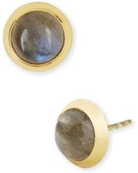 Argento Vivo Cushion Stud Earrings - Lyst