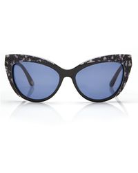 Juicy Couture Ju539/S Black Textured Print Xl Cat Eye Sunglasses - Lyst