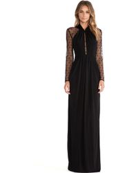 Alice By Temperley Draped Amber Maxi Dress - Lyst