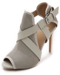 Joe's Jeans Prosper Open Toe Booties - Off White - Lyst