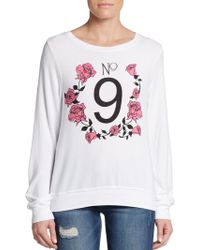 Wildfox Tea Roses No. 9 Sweatshirt - Lyst