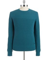 Calvin Klein Jeans Textured Fine Gauge Pullover - Lyst