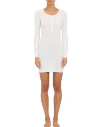 white henley dress