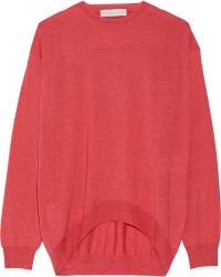 Stella McCartney Loose-Fit Wool and Silk-Blend Sweater - Lyst