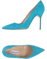 Manolo Blahnik Court - Lyst