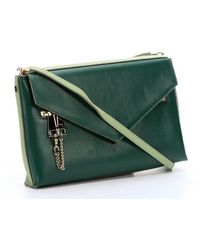 Chloé Racing Green Lambskin Envelope Flap Shoulder Bag - Lyst