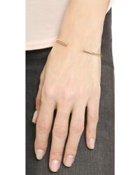 Gorjana Aida Cuff Bracelet - Gold/Clear - Lyst