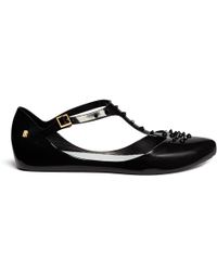 Melissa X Jason Wu ' Doris' Stud T-Strap Flats - Lyst