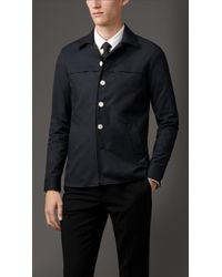 Burberry Lightweight Technical Cotton Overshirt - Lyst