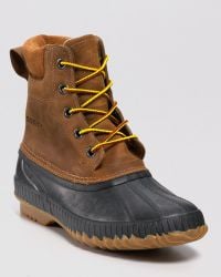 Sorel Cheyanne Lace Full Grain Leather Waterproof Boots - Lyst