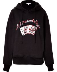 Olympia Le-Tan Embroidered Cotton Abracadabra Sweatshirt - Lyst