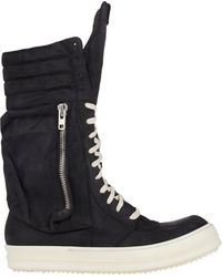 Rick Owens Cargobasket Sneaker Boots - Lyst