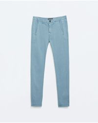 zara man basic collection chinos