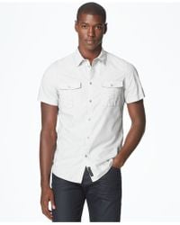 Calvin Klein Jeans Blotch Work Shirt - Lyst