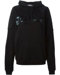 Jeremy Scott Logo Printed Padded Details Hoodie - Lyst