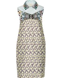 Mary Katrantzou Taby Embellished Jacquard Mini Dress - Lyst
