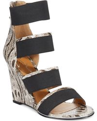 Report Signature Grays Wedge Sandals - Lyst