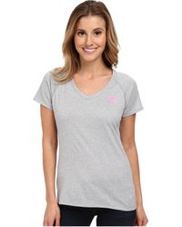 The North Face S/S Reaxion Amp V-Neck Tee - Lyst