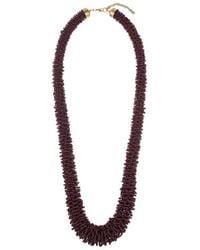 Topshop Beaded Long Necklace - Lyst