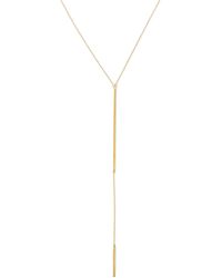 Jennifer Zeuner Paloma 18K Gold Vermeil Lariat Necklace - Lyst