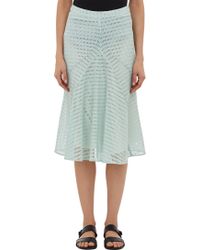 Derek Lam Honeycomb-Stitch Skirt - Lyst