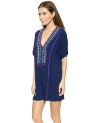 Nanette Lepore Costa Del Sol Tunic - Navy - Lyst