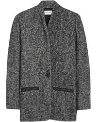 Etoile Isabel Marant Denver Tweed Coat - Lyst