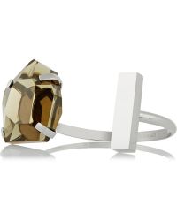 By Malene Birger Laurine Stainless Steel And Resin Cuff - Lyst