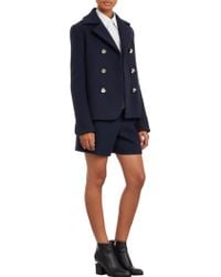 Paco Rabanne Cropped Peacoat - Lyst
